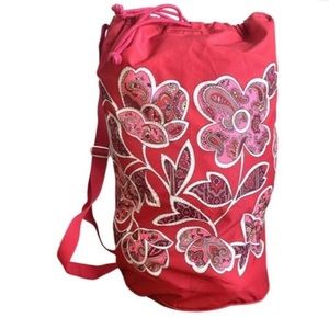 Vera Bradley Laundry Bag - Rosy Posies (retired pattern)